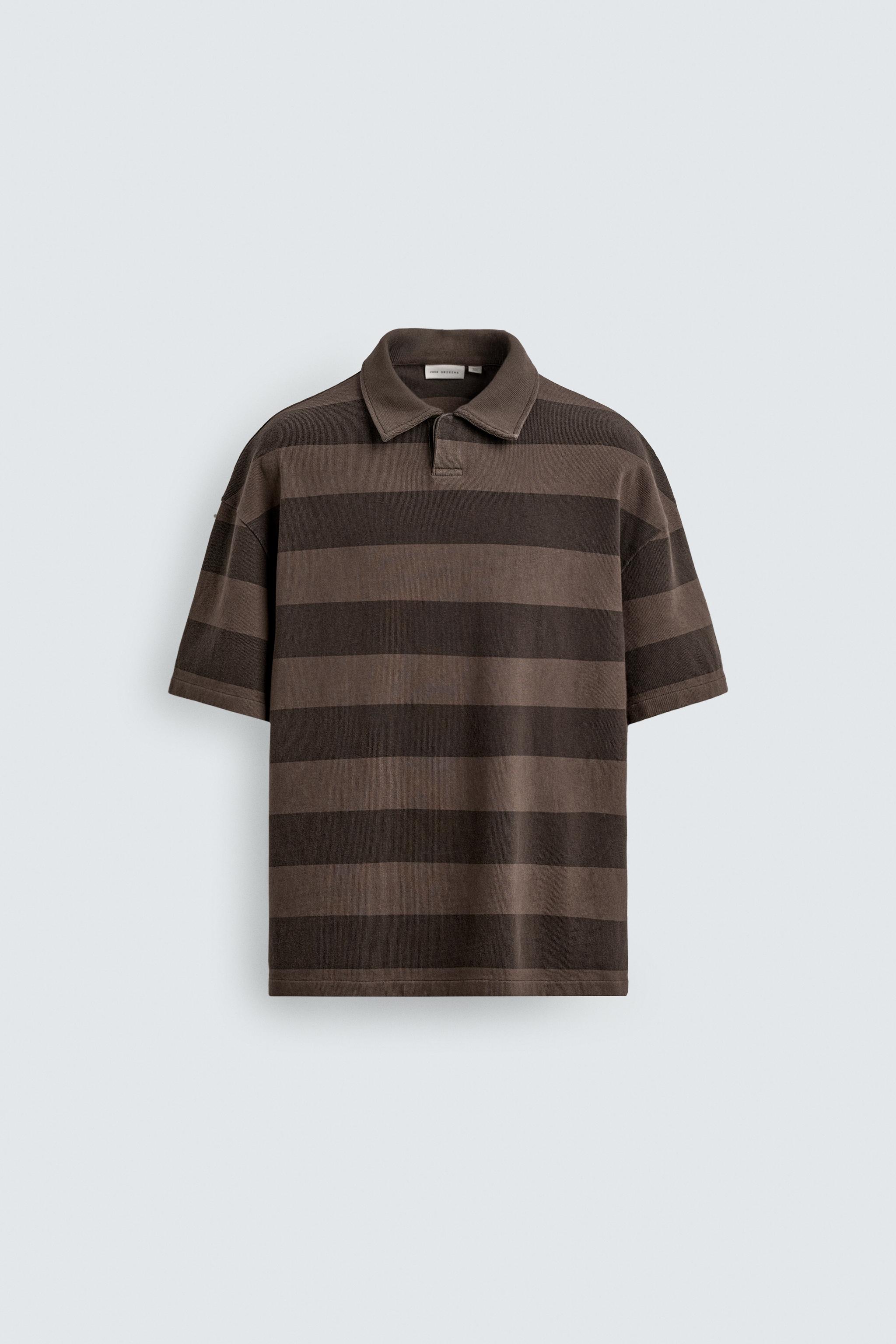 RELAXED FIT STRIPED POLO